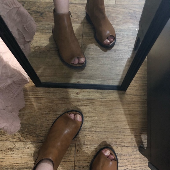 unique open toe/heel boots/flats - Picture 5 of 5